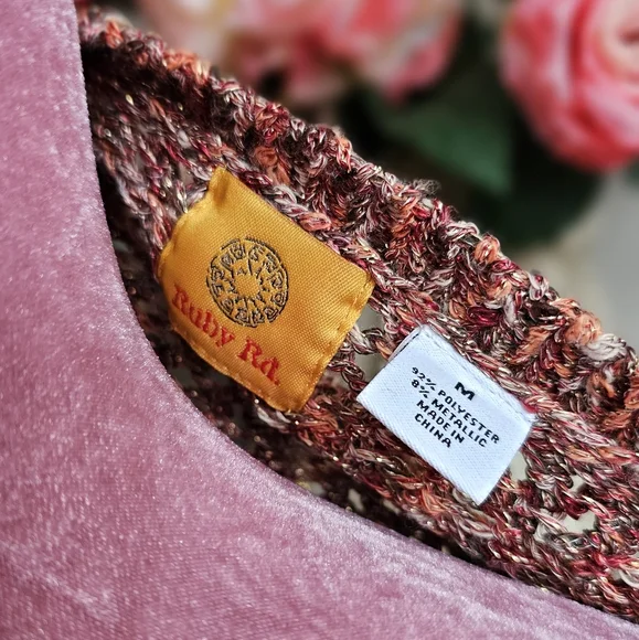 Ruby Rd. Knit Sweater. Size Medium. - Picture 2 of 11